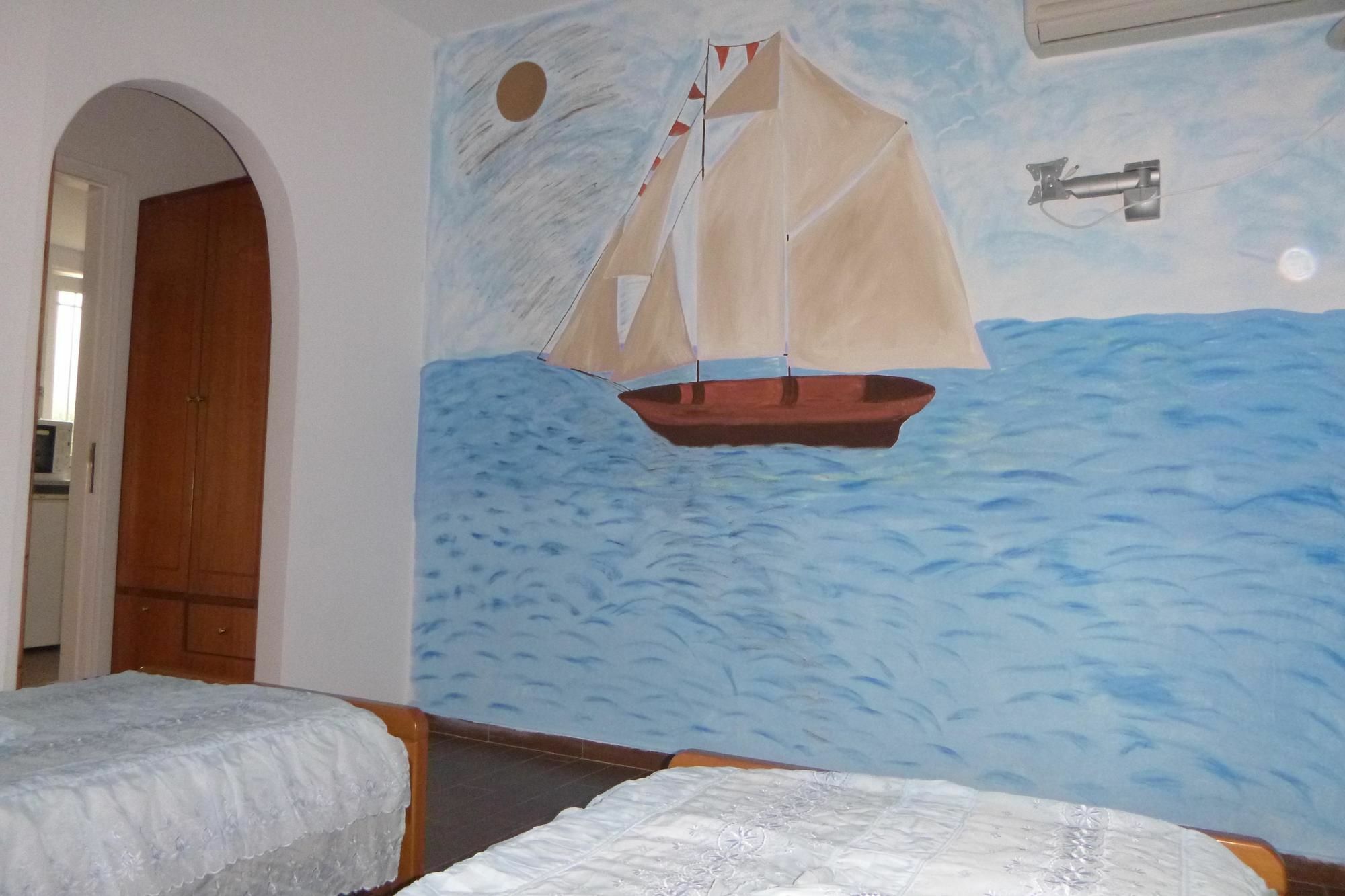 Ipokampos Apartment Kefalos  Bagian luar foto