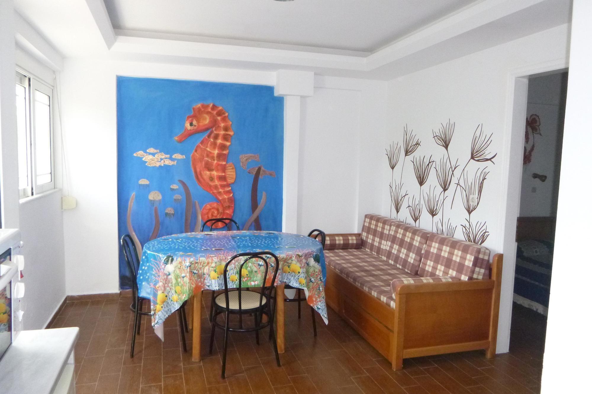 Ipokampos Apartment Kefalos  Bagian luar foto